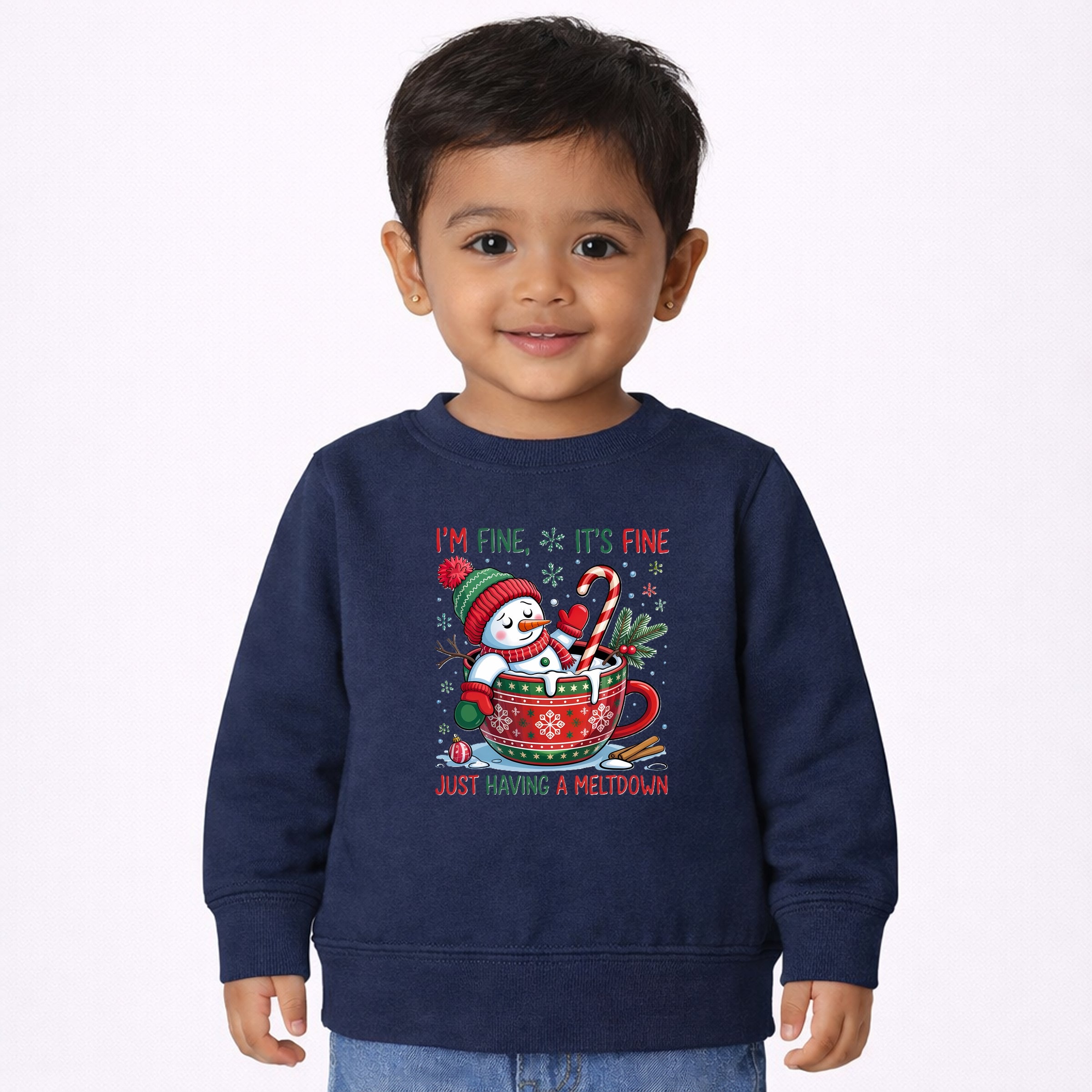 32WG3X9G0O-Toddler Sweatshirt Navy