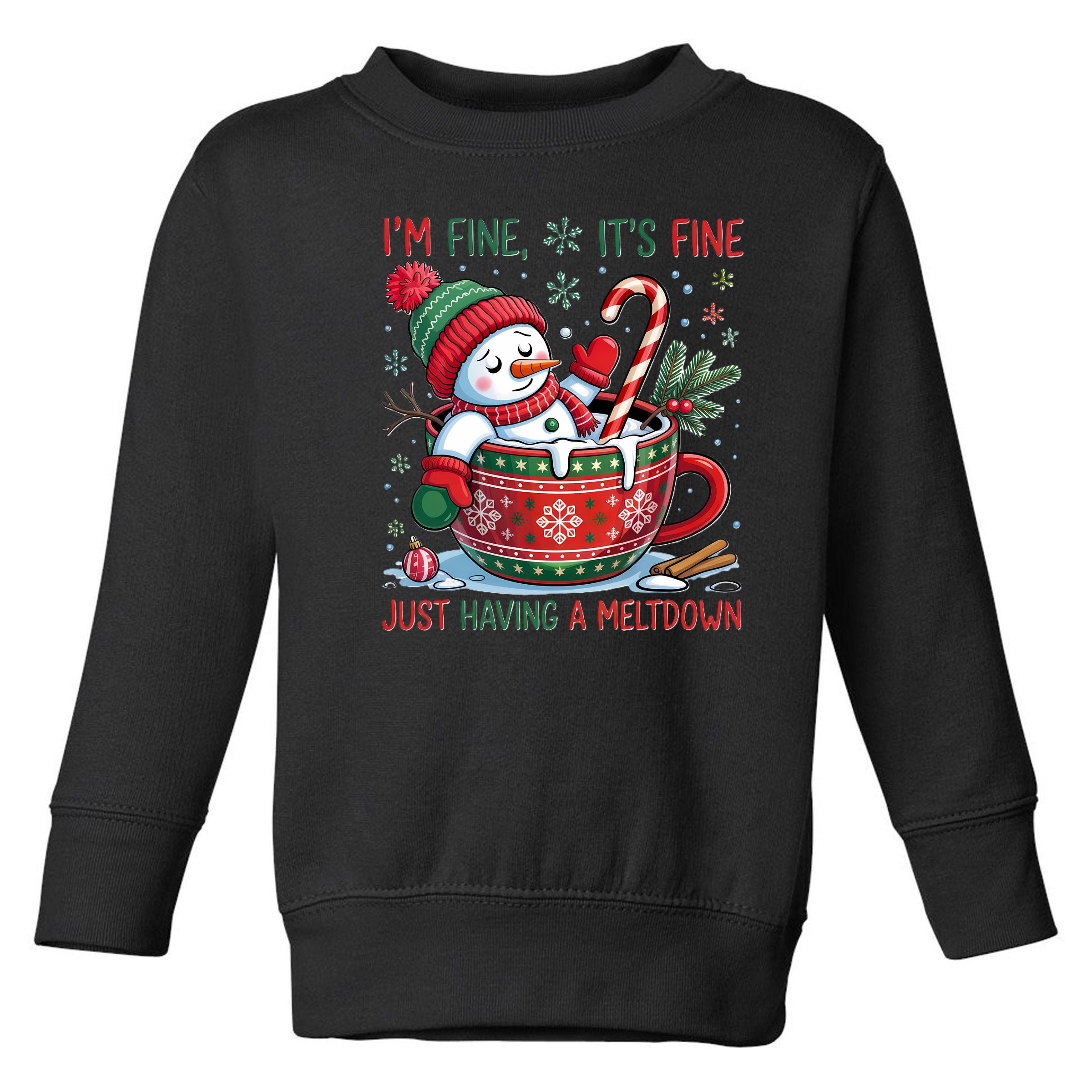 32WG3X9G0O-Toddler Sweatshirt Black