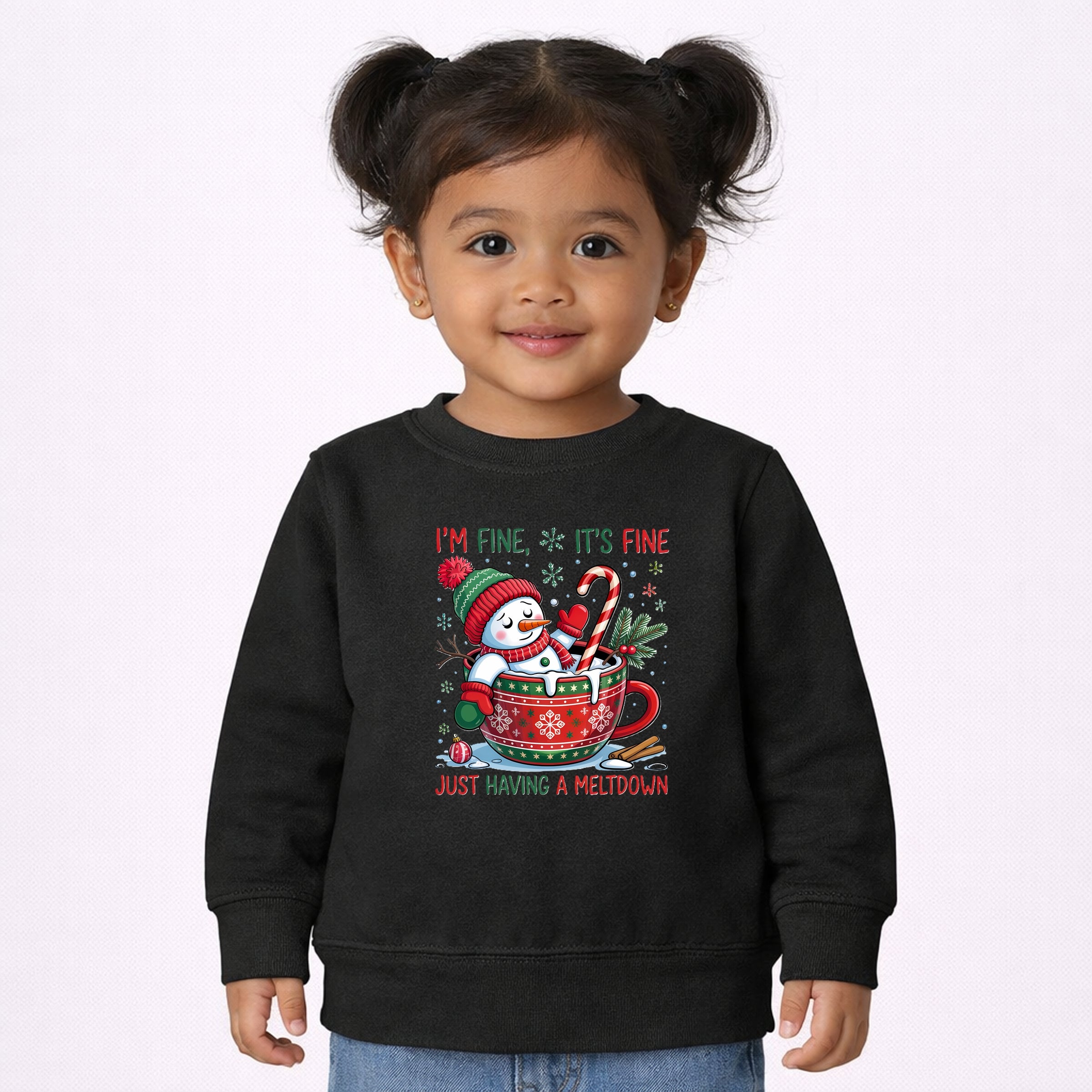 32WG3X9G0O-Toddler Sweatshirt Black