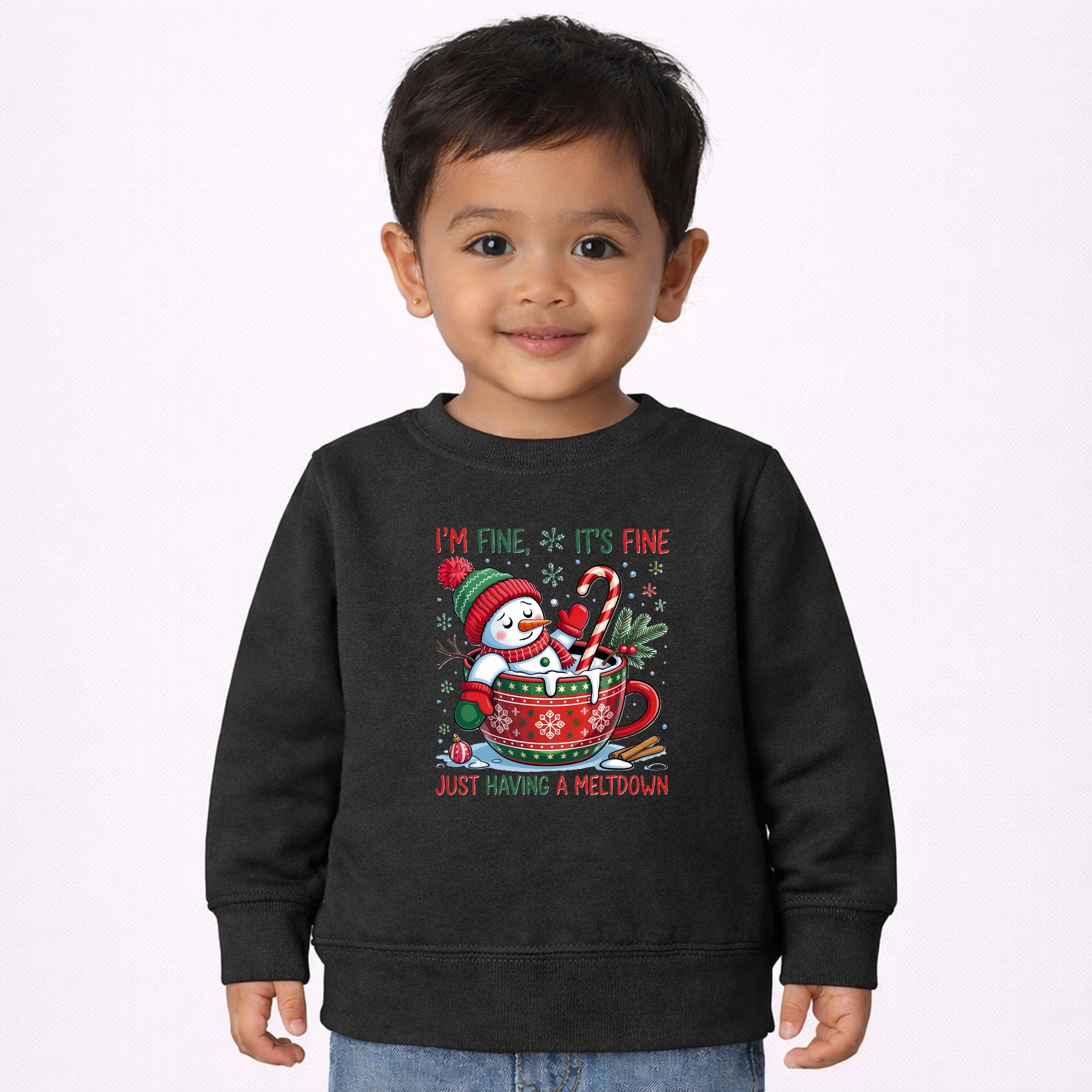 32WG3X9G0O-Toddler Sweatshirt Black
