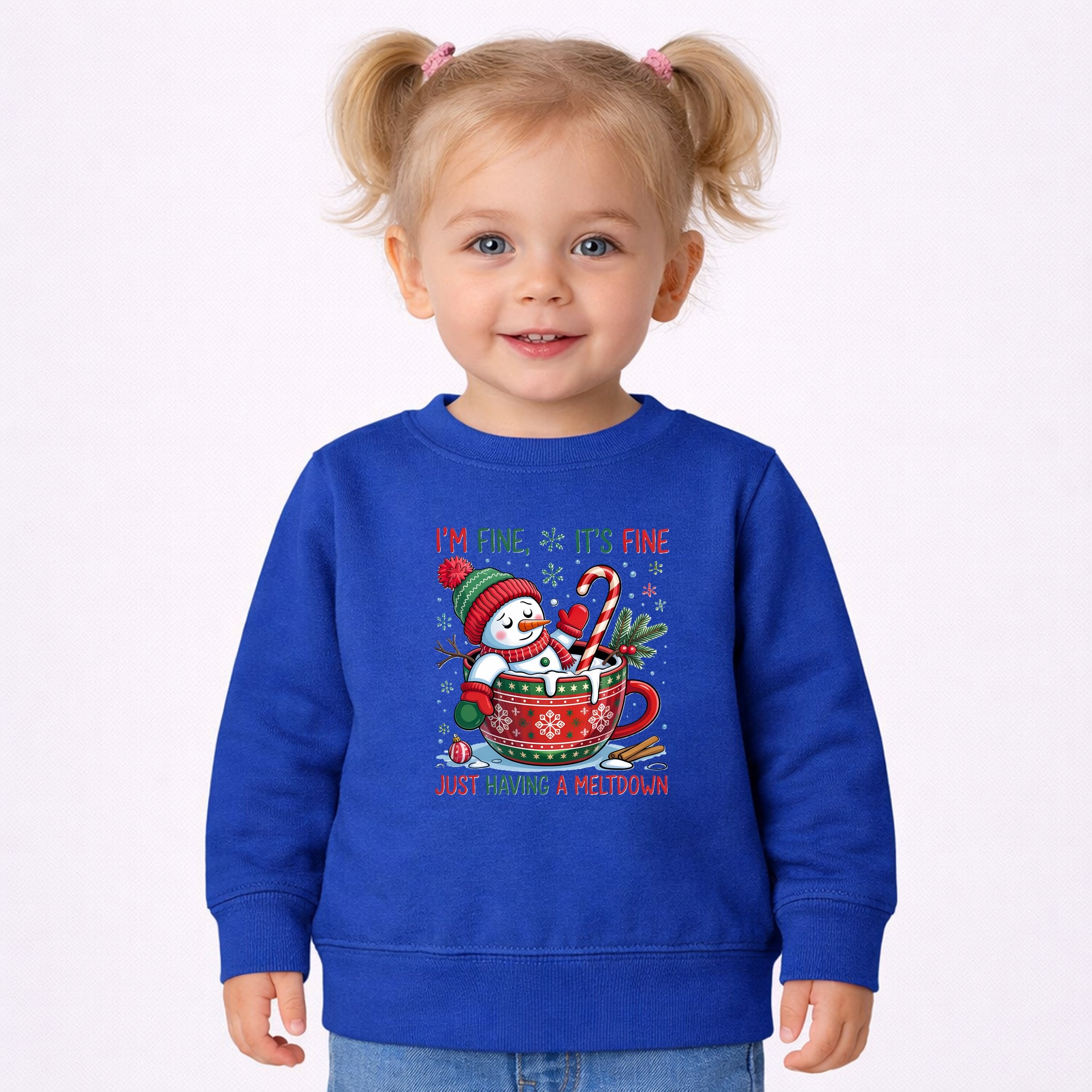 32WG3X9G0O-Toddler Sweatshirt Blue