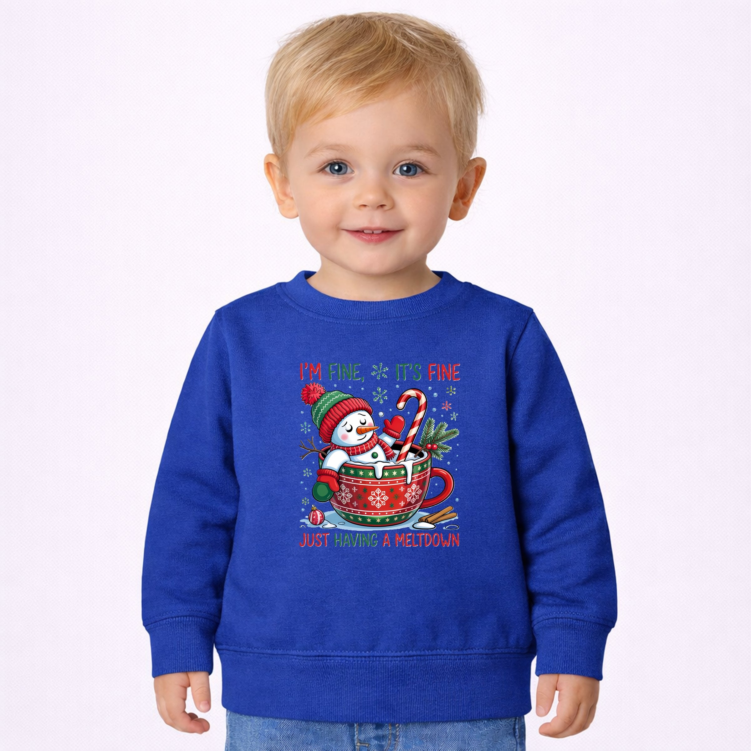 32WG3X9G0O-Toddler Sweatshirt Blue