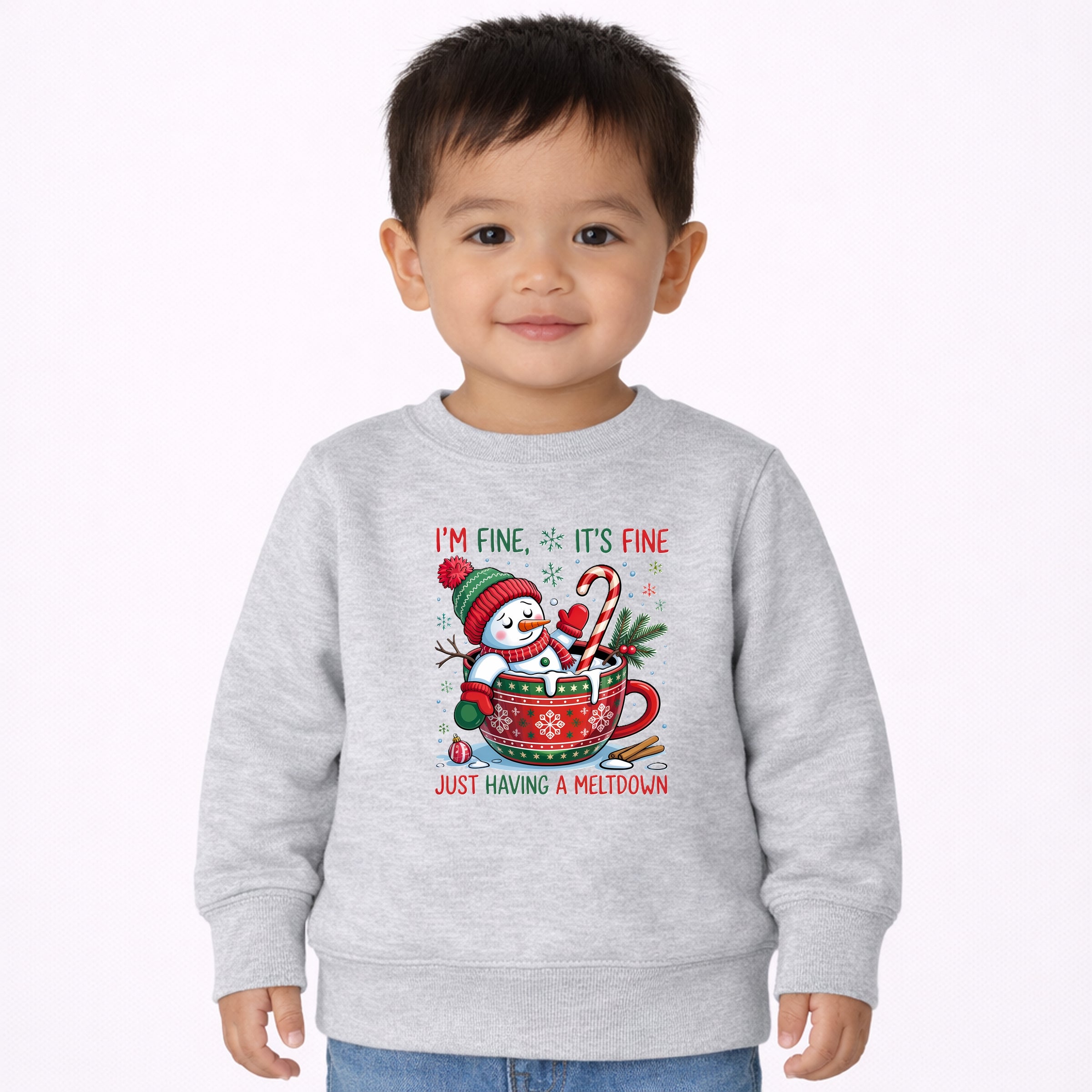 32WG3X9G0O-Toddler Sweatshirt Sport Grey