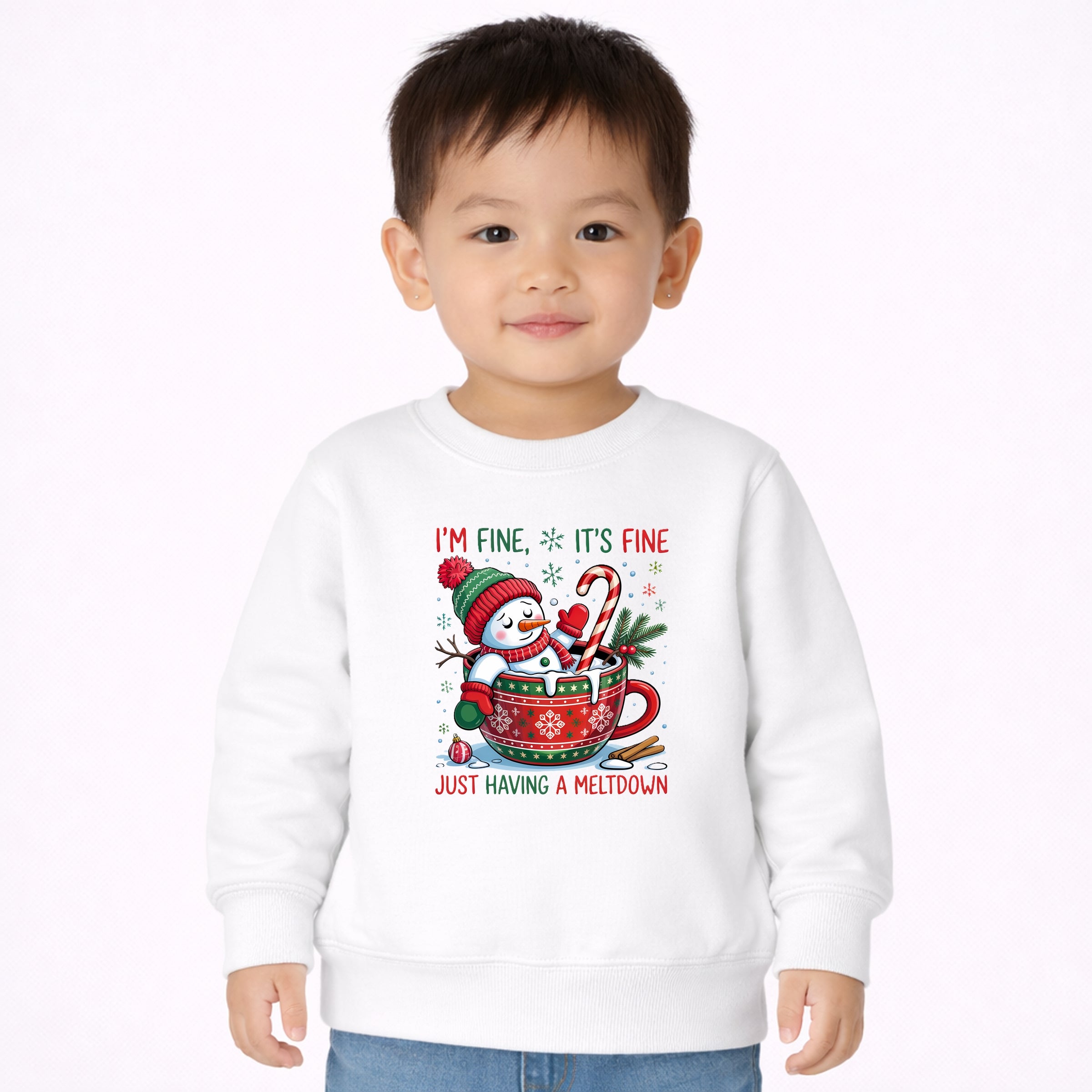 32WG3X9G0O-Toddler Sweatshirt White