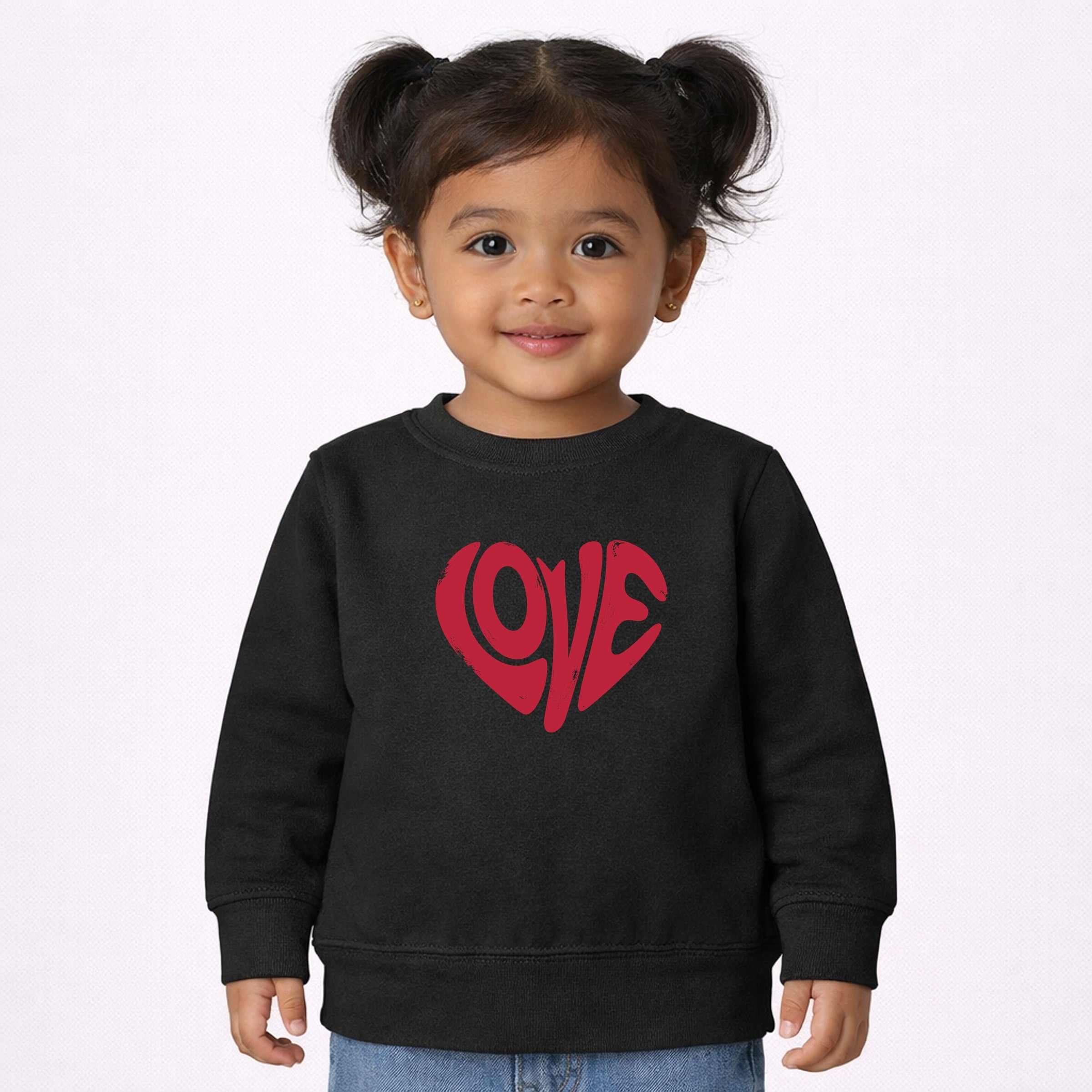 38QHVILVIT-Toddler Sweatshirt Black