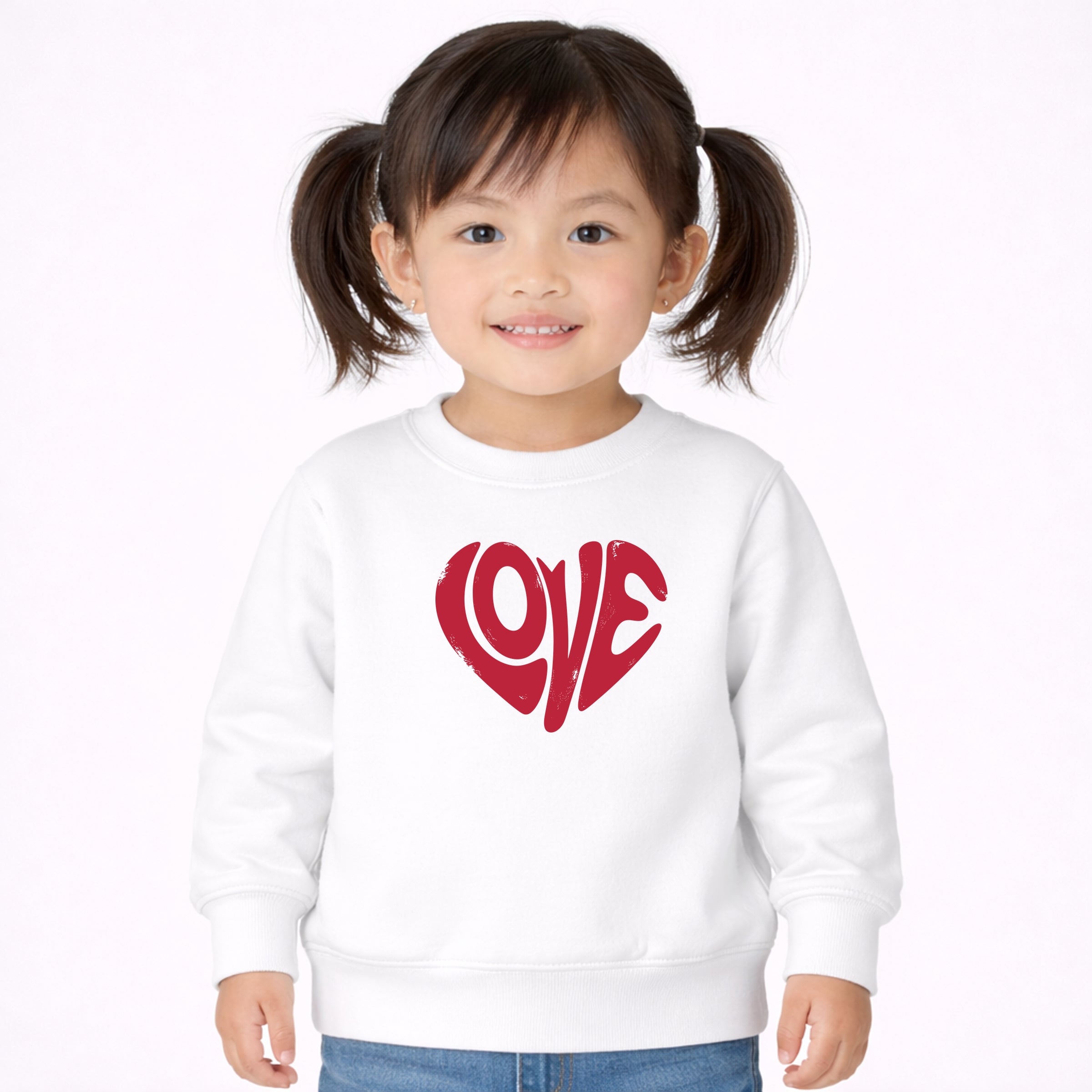 38QHVILVIT-Toddler Sweatshirt White
