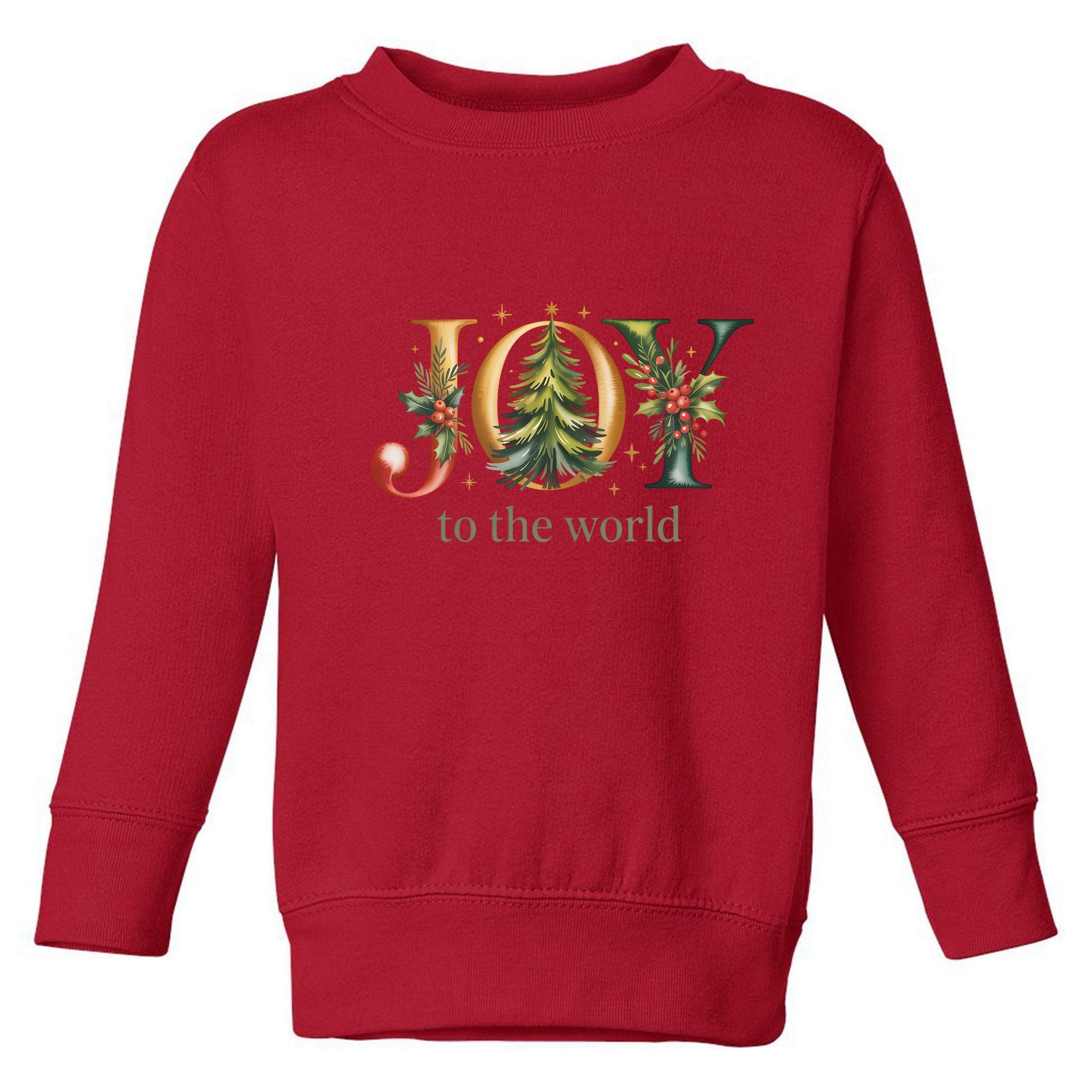 B9JRA4E2GL-Toddler Sweatshirt Red