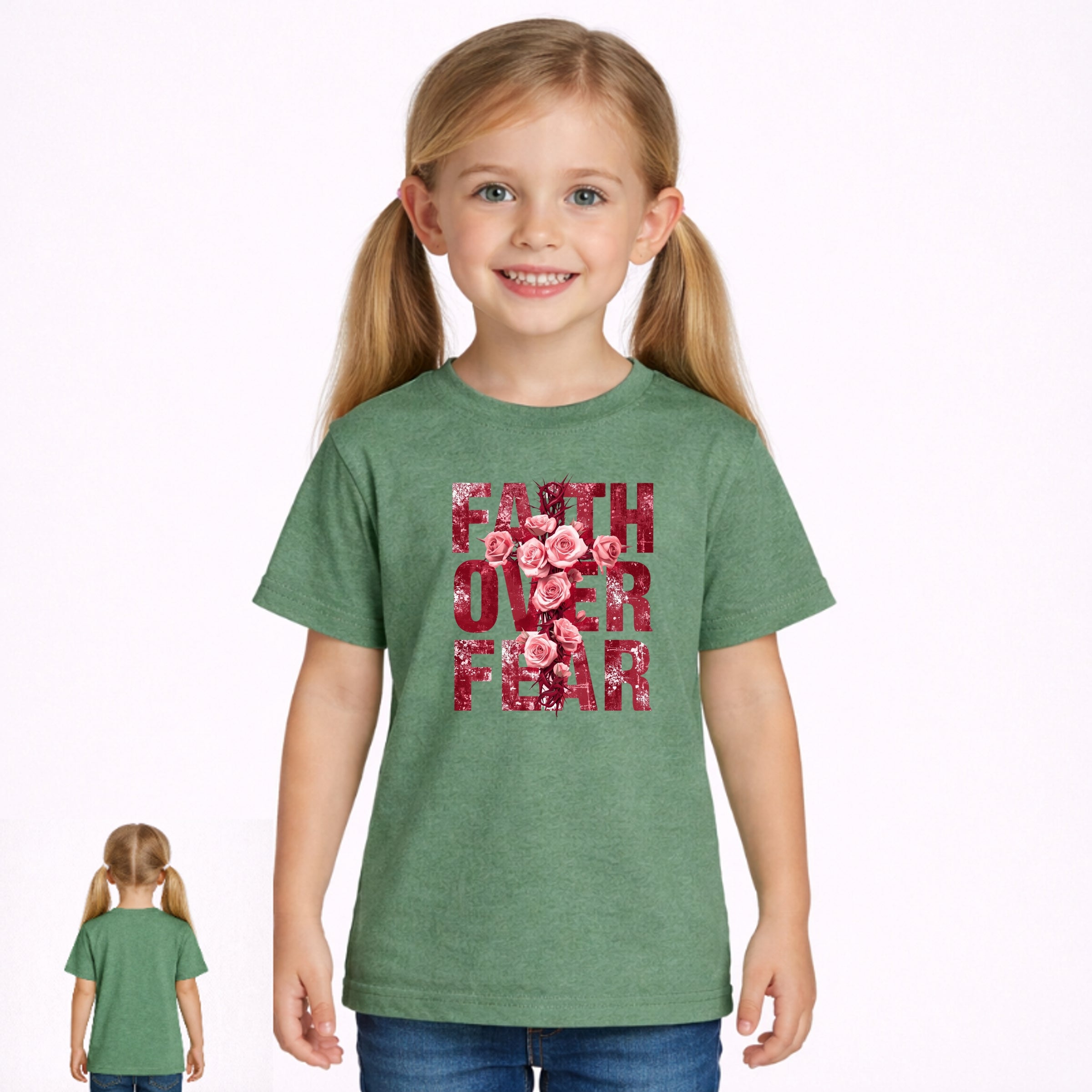variant-Green Heather-noThread