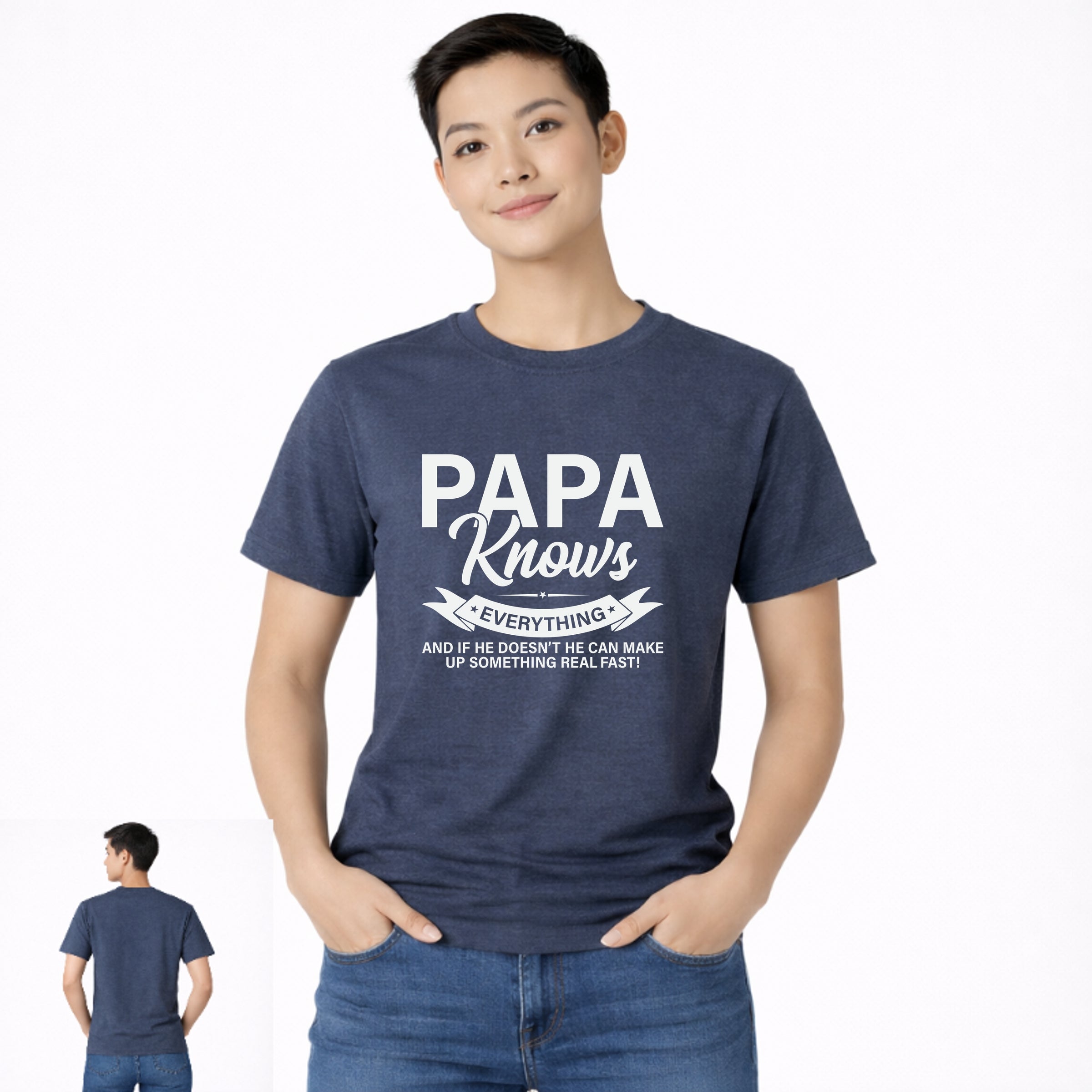 variant-Navy Heather-noThread