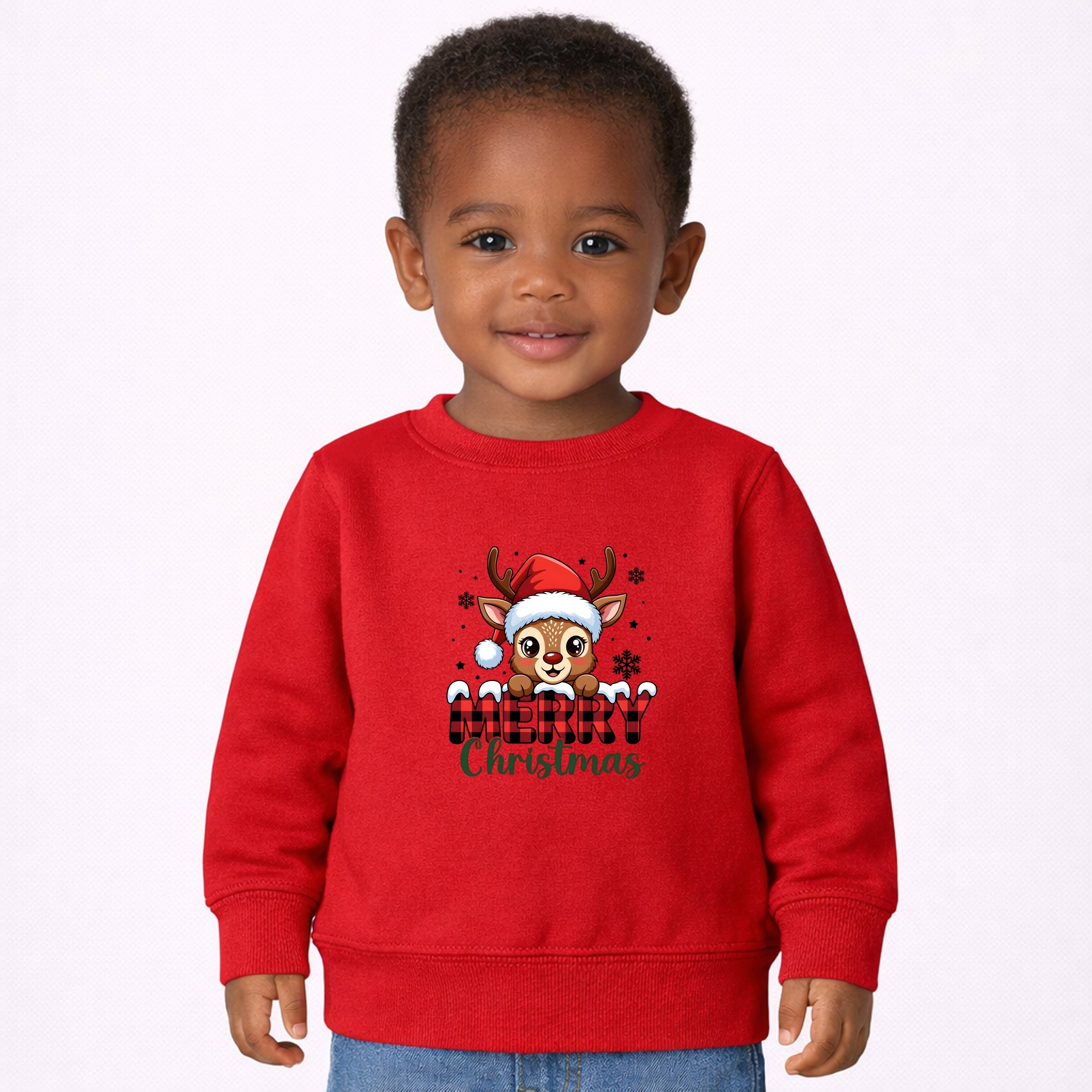 DSXCQPVJOH-Toddler Sweatshirt Red