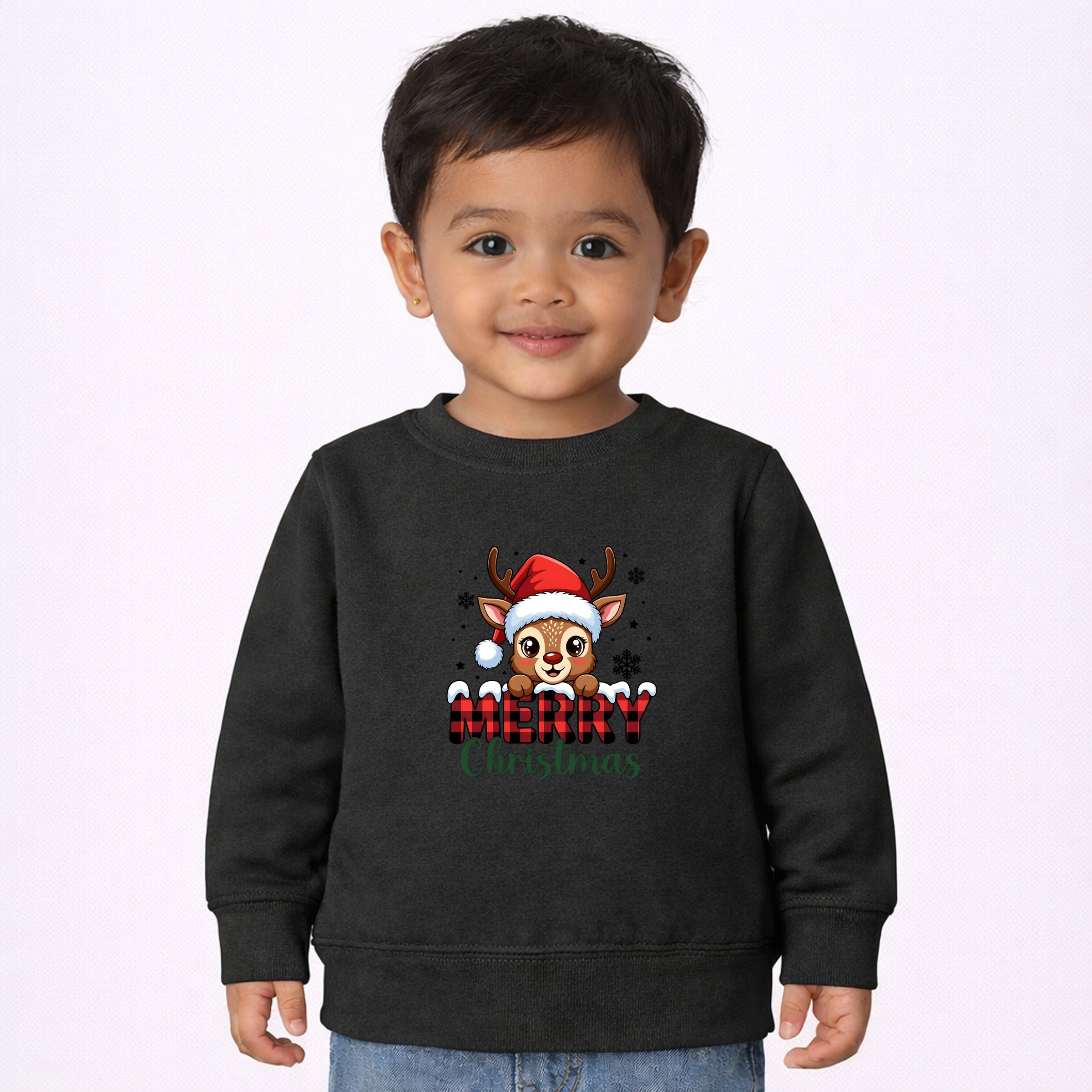 DSXCQPVJOH-Toddler Sweatshirt Black