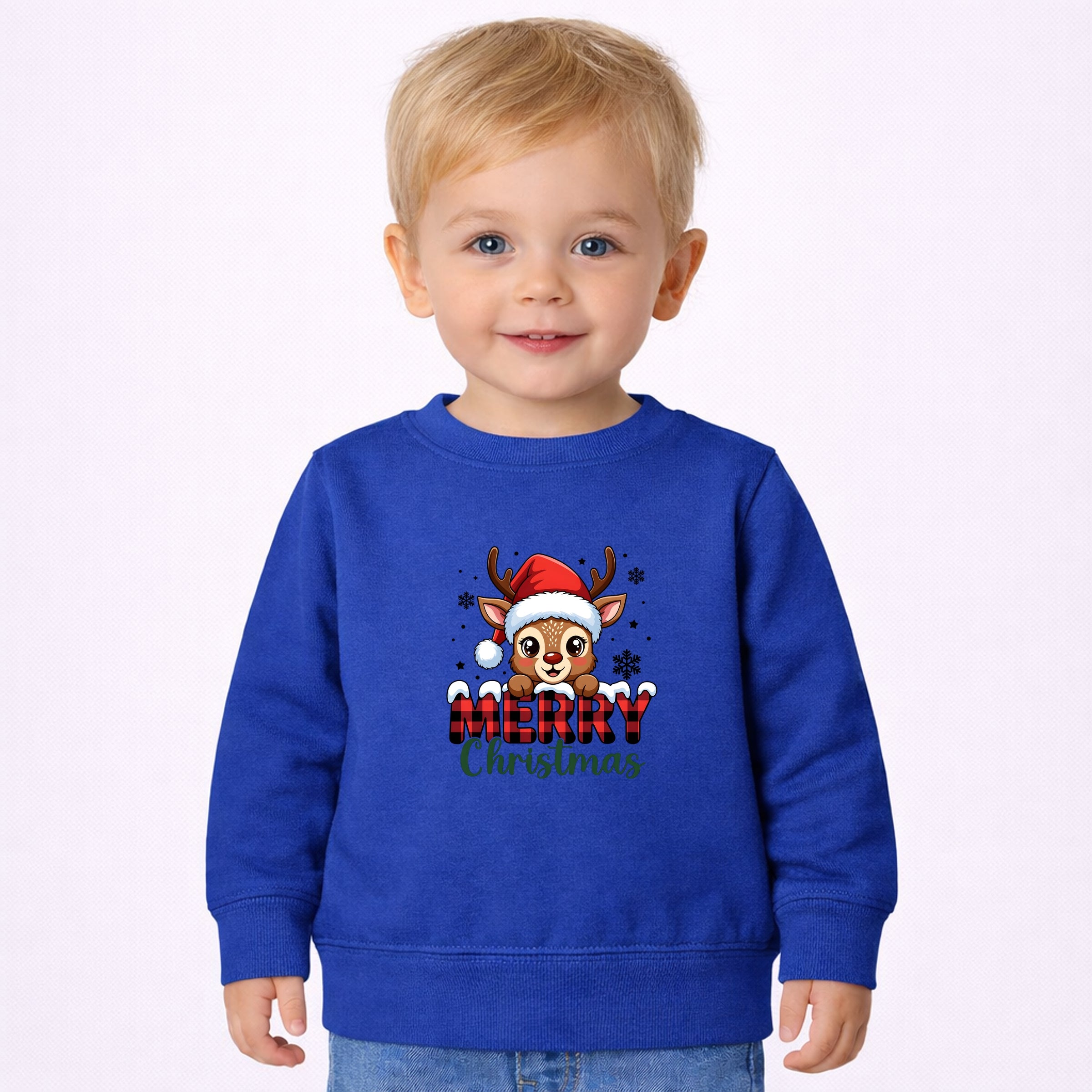 DSXCQPVJOH-Toddler Sweatshirt Blue
