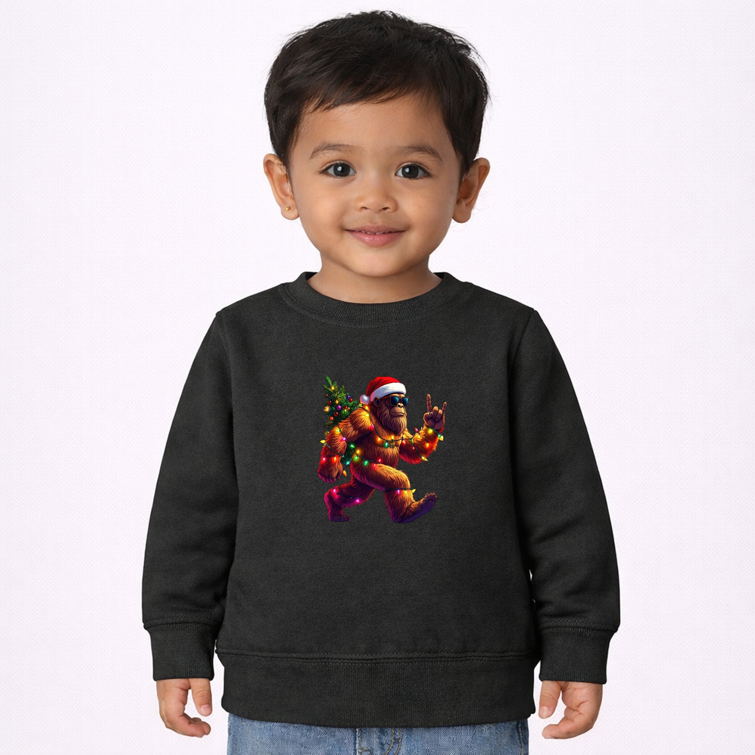 DVXIEZPOEP-Toddler Sweatshirt Black