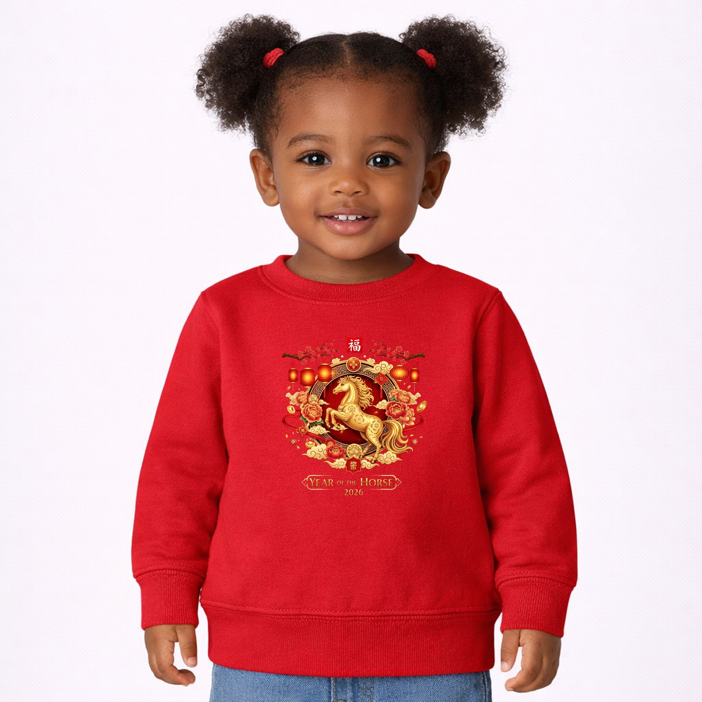 EM5YELHJFO-Toddler Sweatshirt Red