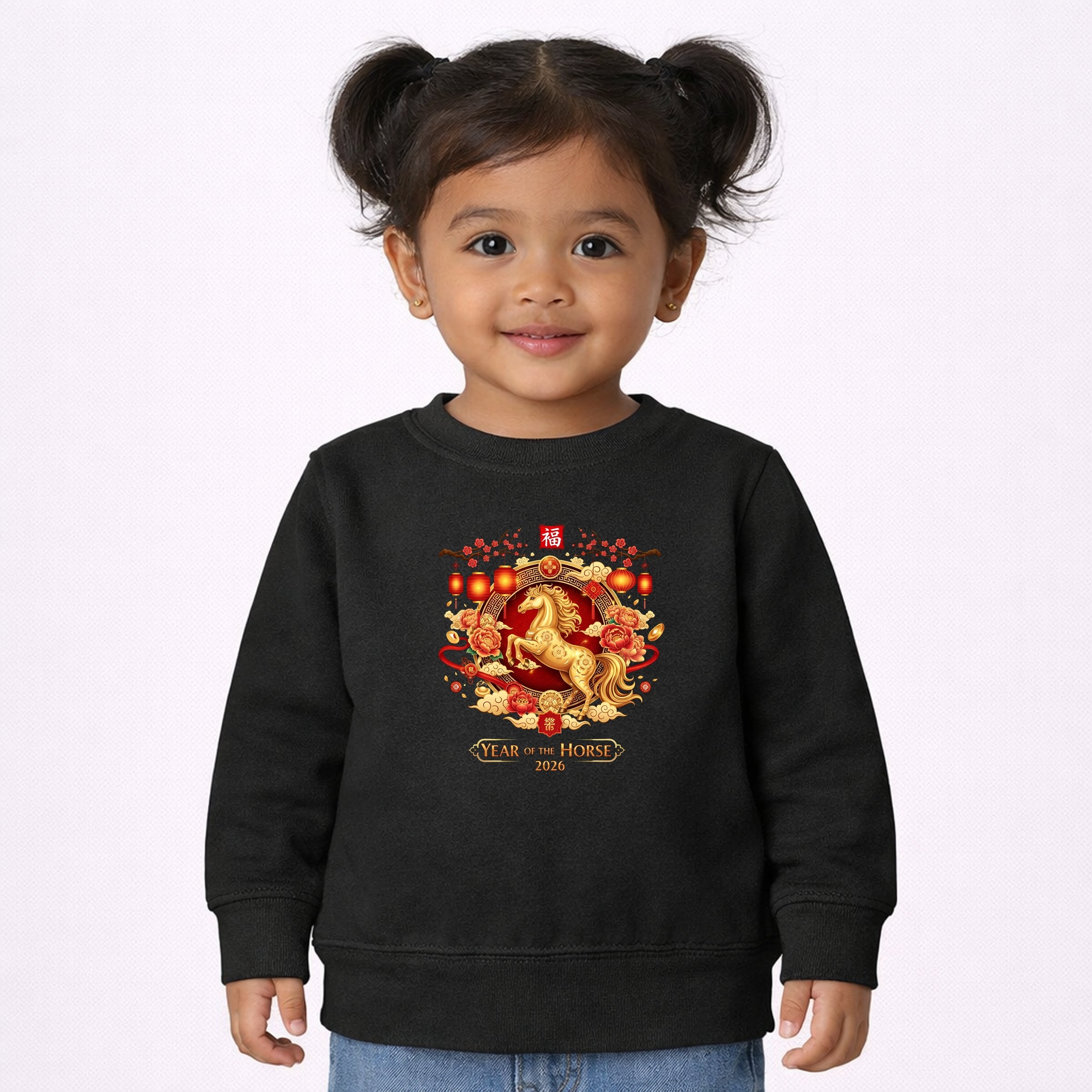EM5YELHJFO-Toddler Sweatshirt Black