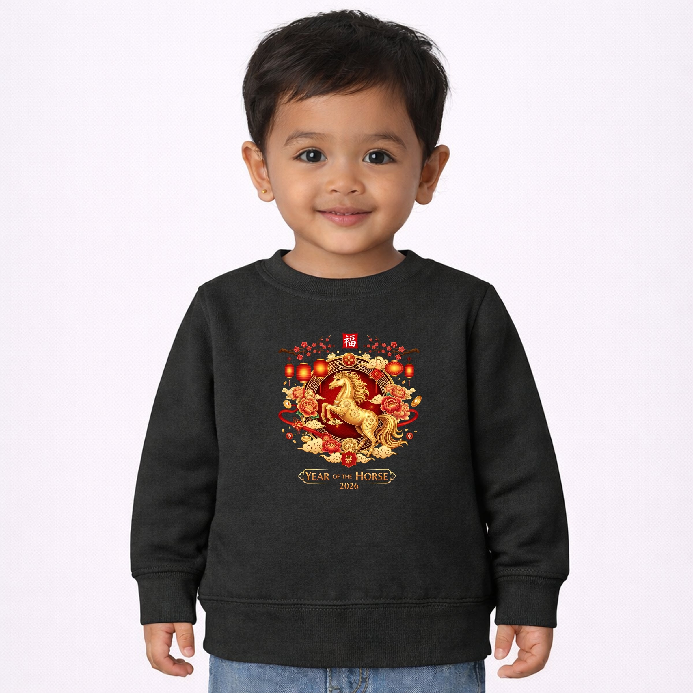 EM5YELHJFO-Toddler Sweatshirt Black