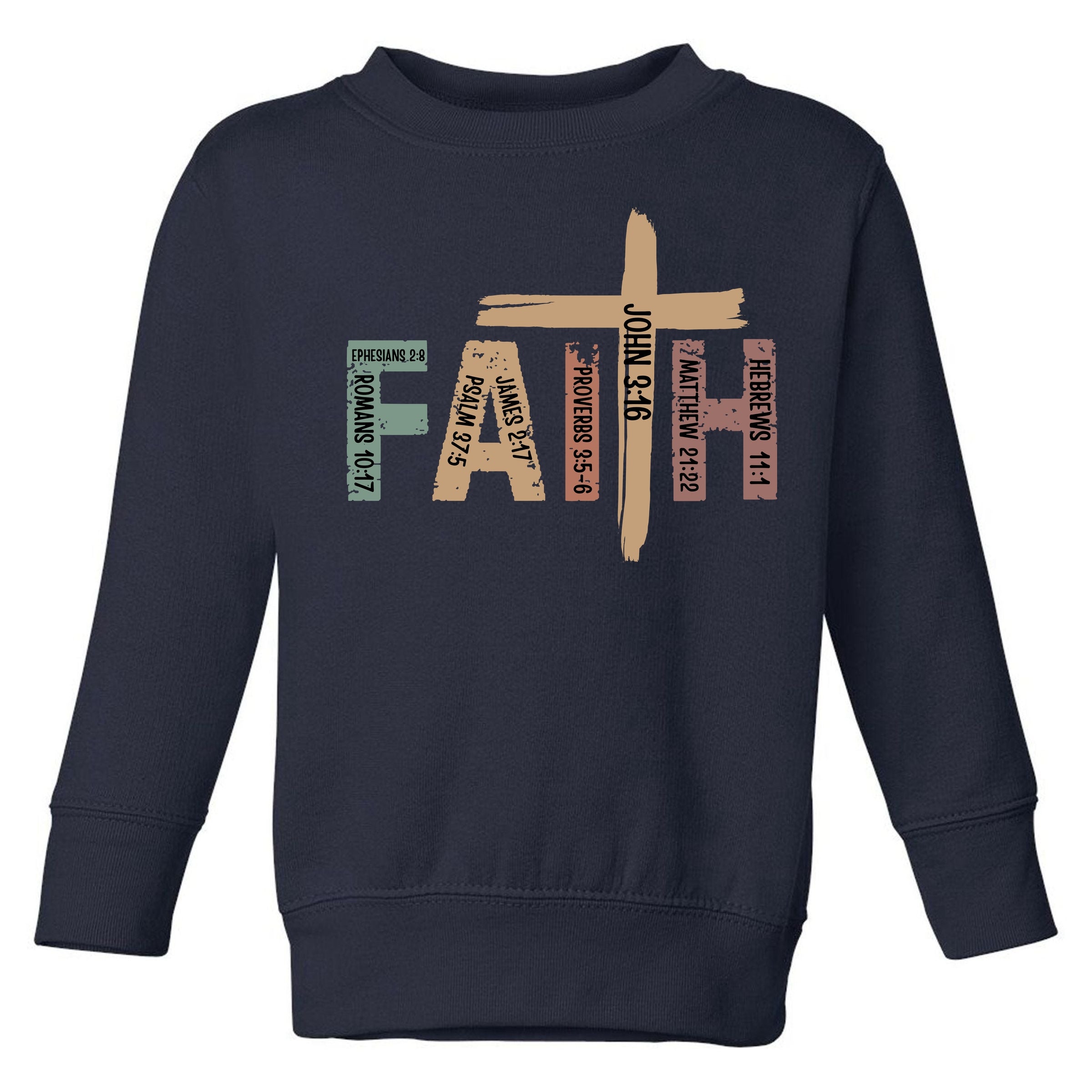 HUSXGURIEQ-Toddler Sweatshirt Navy