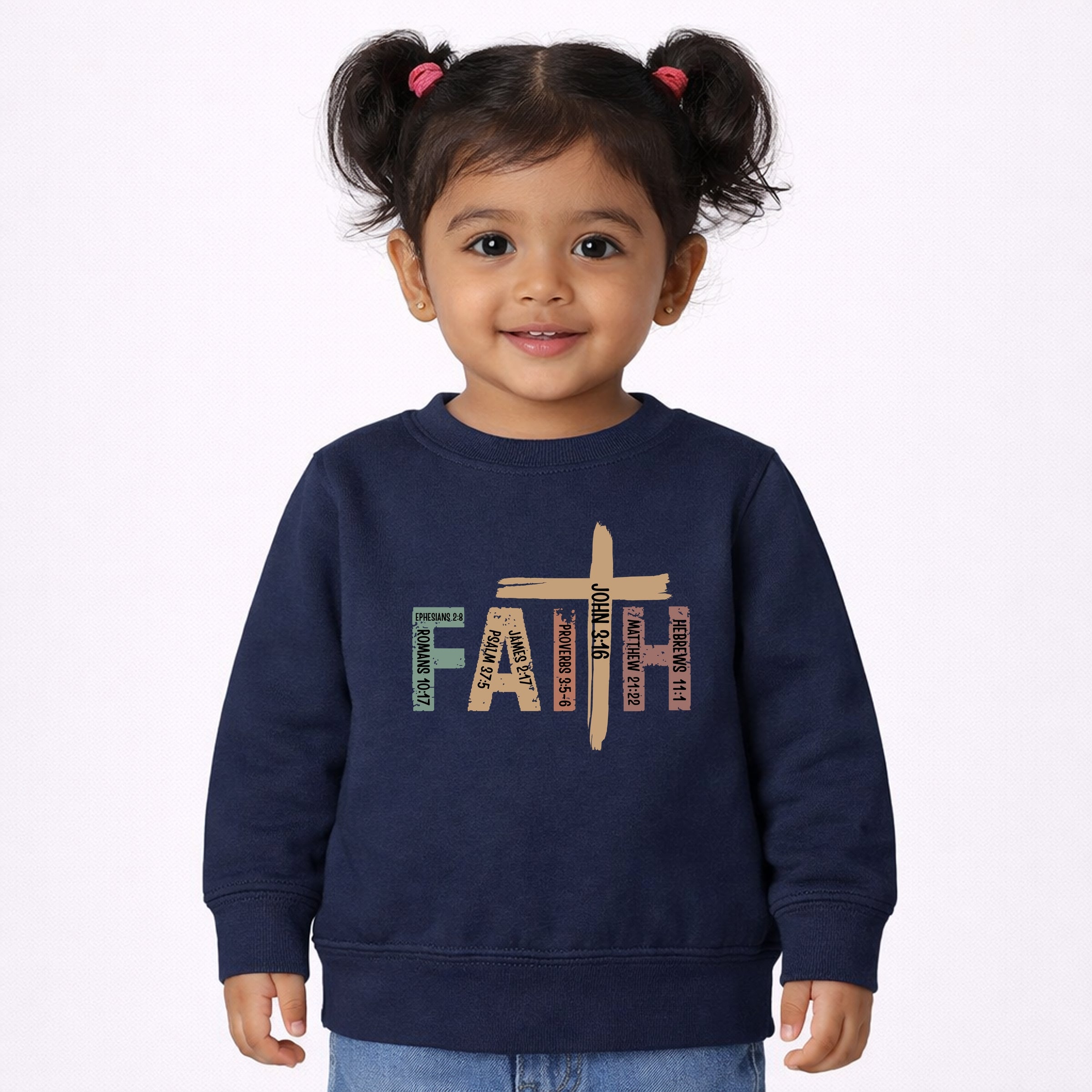 HUSXGURIEQ-Toddler Sweatshirt Navy