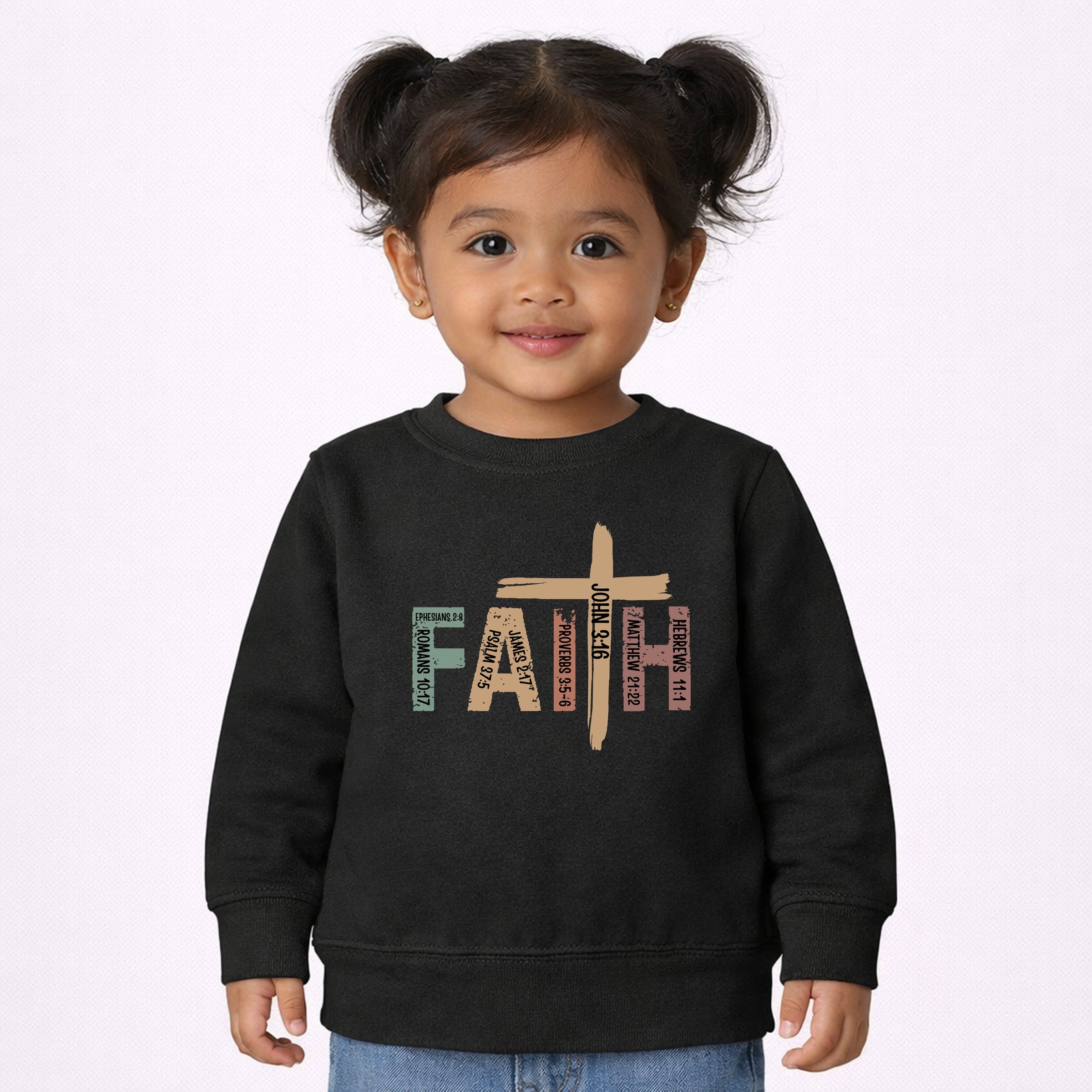 HUSXGURIEQ-Toddler Sweatshirt Black