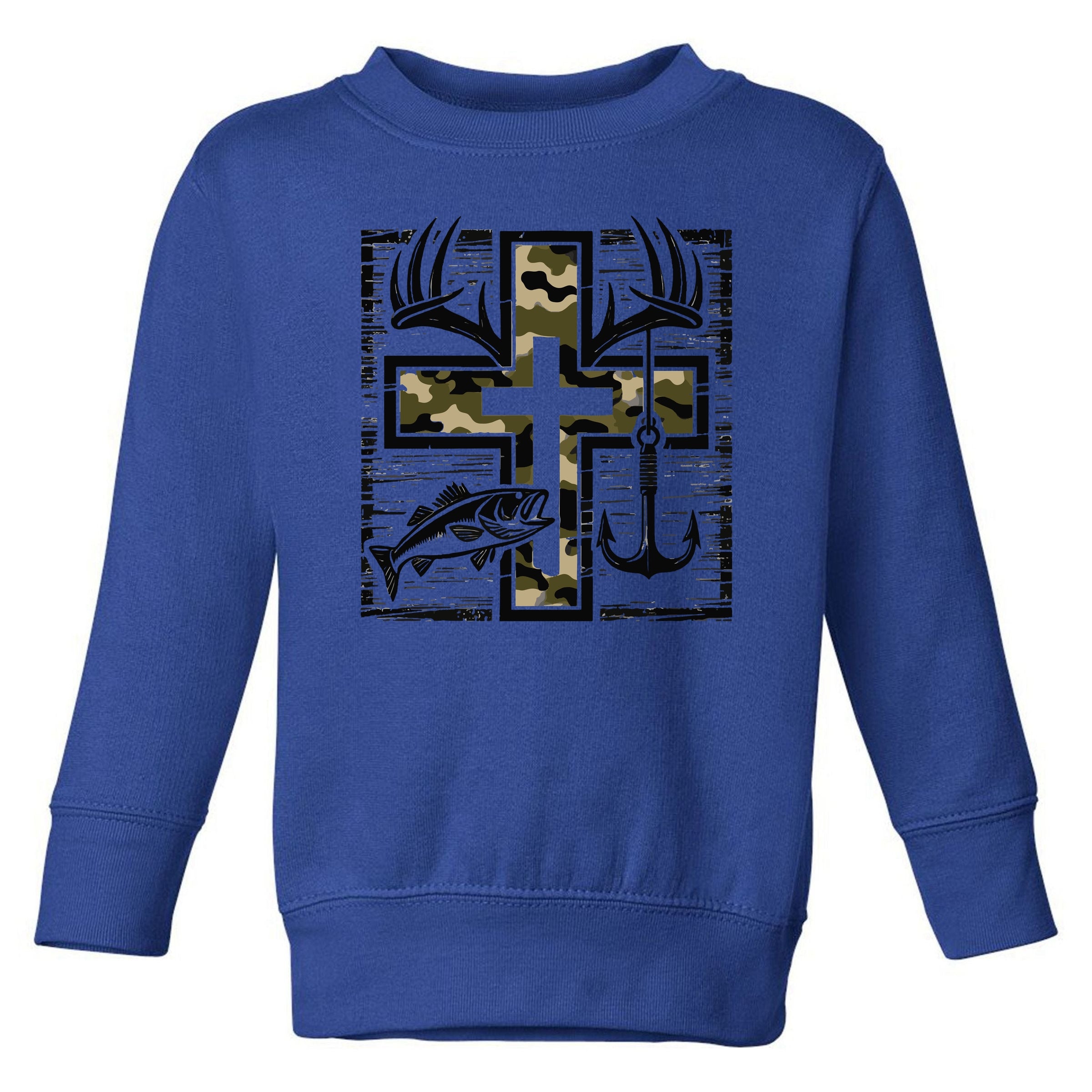 IMHPQLS5CQ-Toddler Sweatshirt Blue