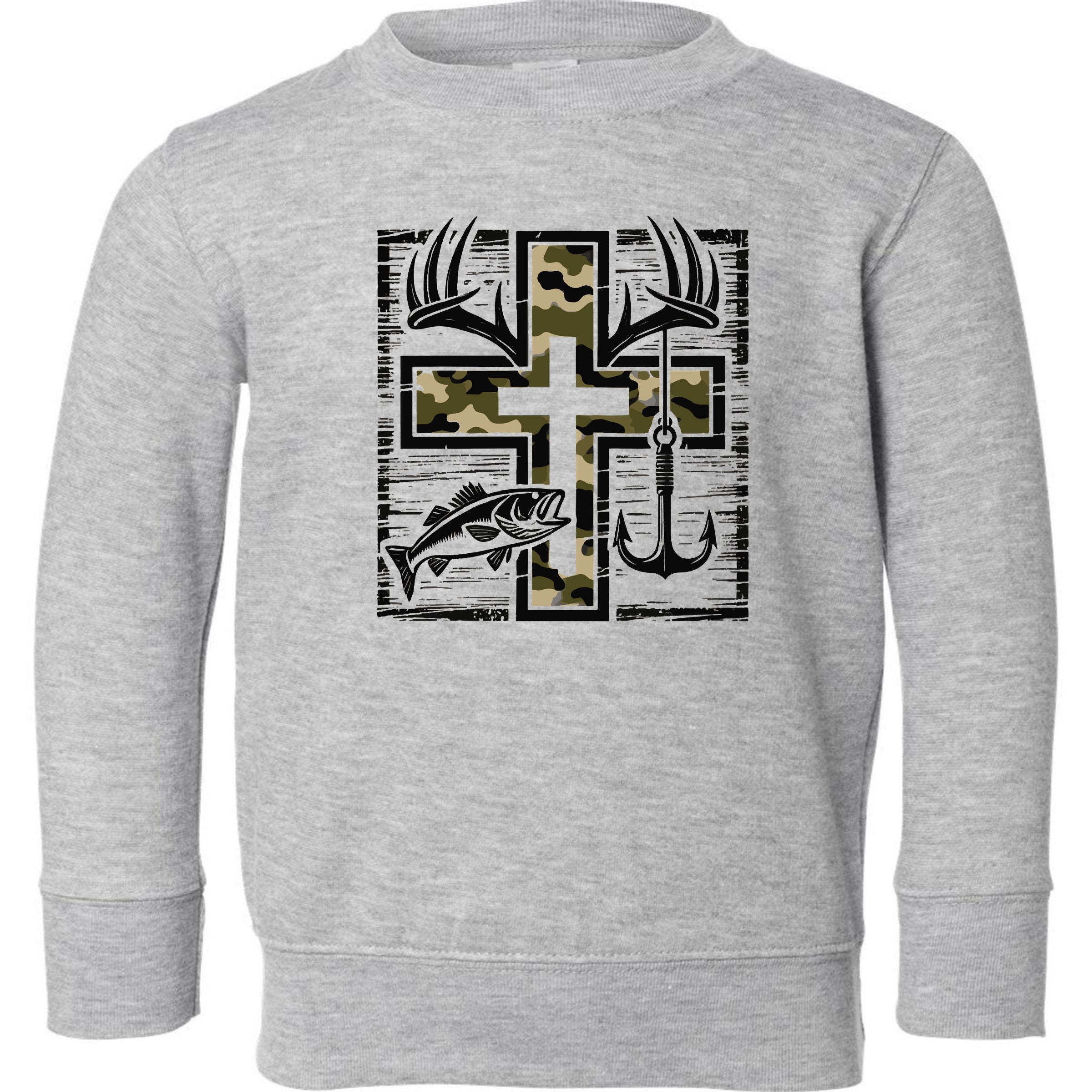 IMHPQLS5CQ-Toddler Sweatshirt Sport Grey