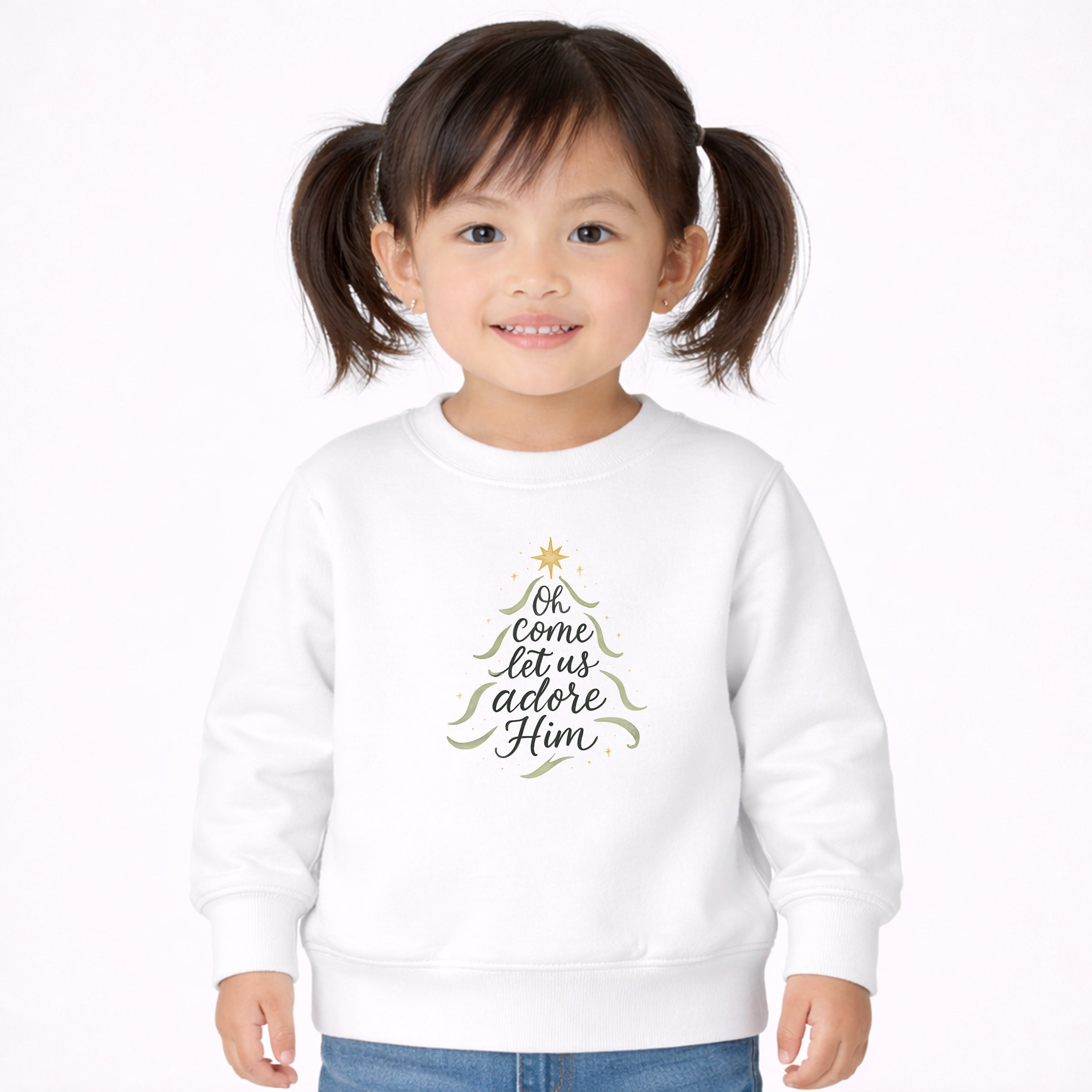 LAKRSD515U-Toddler Sweatshirt White