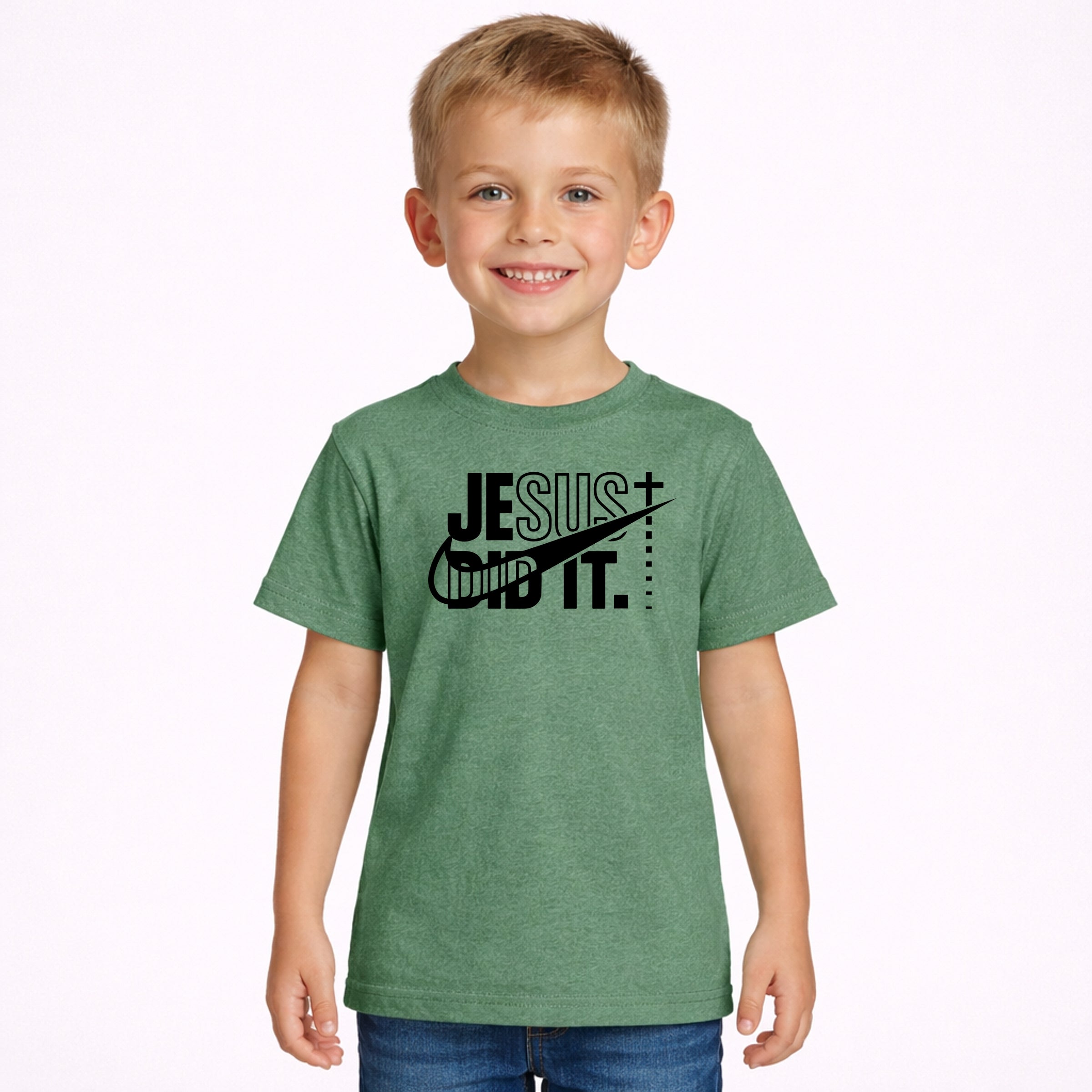 N523UVSHN5-YT Green Heather