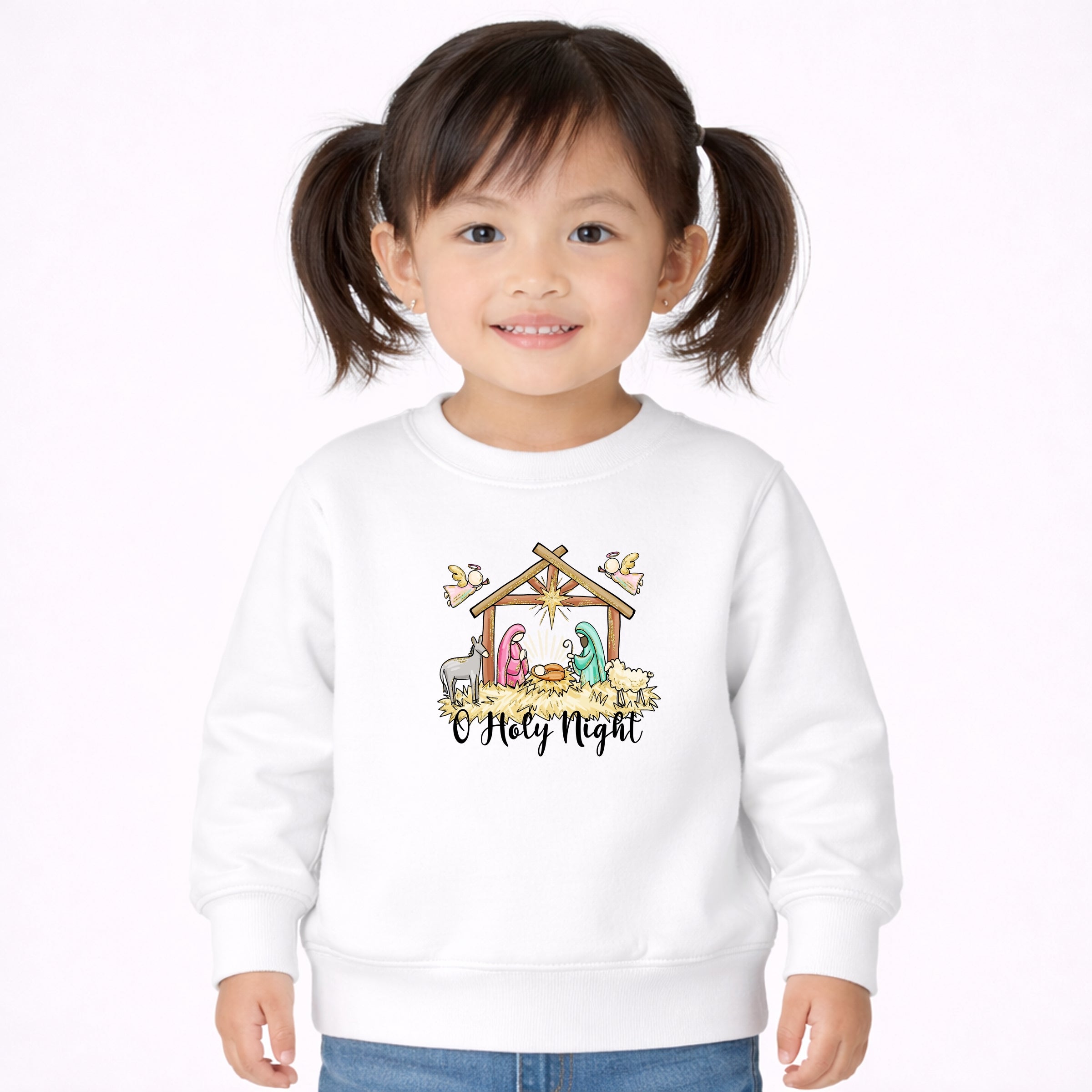 P2ROAB37Q1-Toddler Sweatshirt White